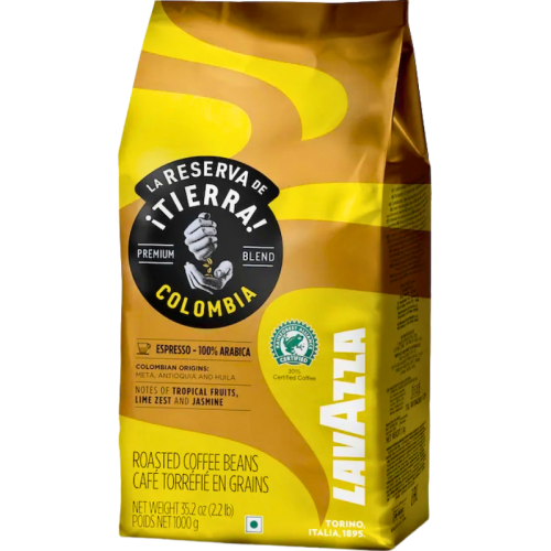 Кафе на зърна Lavazza Tierra Columbia, 1кг