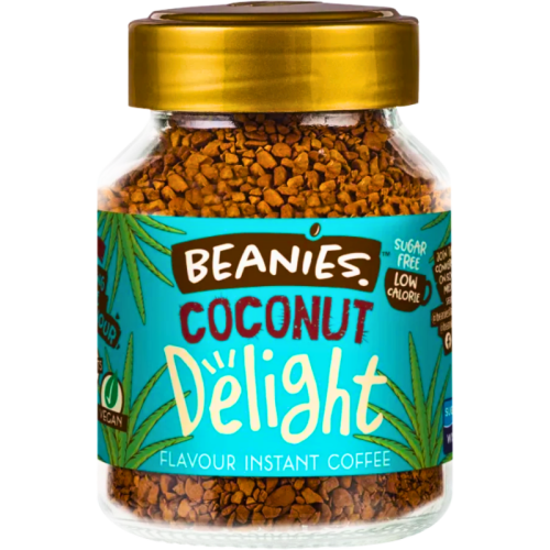 Разтворимо кафе Beanies с аромат на кокосов десерт, 50гр.