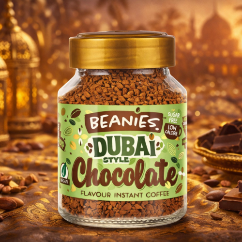 Разтворимо кафе Beanies с аромат на дубайски шоколад, 50гр.