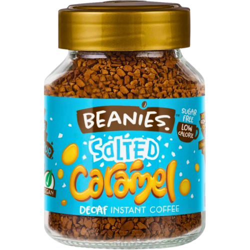 Разтворимо кафе Beanies с аромат на солен  карамел Безкофеин, 50гр.