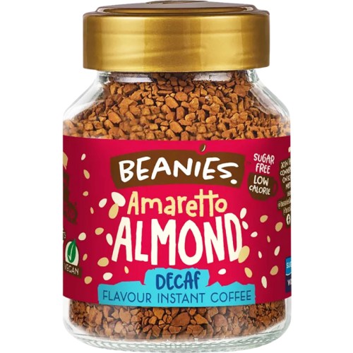 Разтворимо кафе Beanies с аромат на бадеми Безкофеин, 50гр.