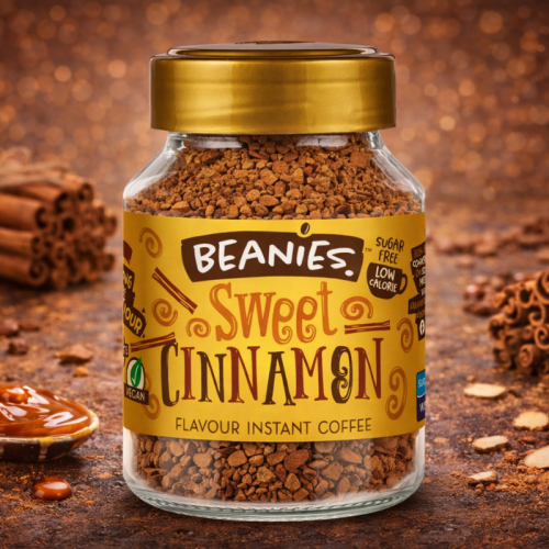 Разтворимо кафе Beanies с аромат на сладка канела, 50гр.