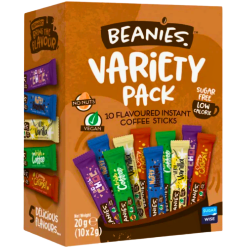 Разтворимо кафе Beanies Mix, 10 пакетчета x 2 гр.