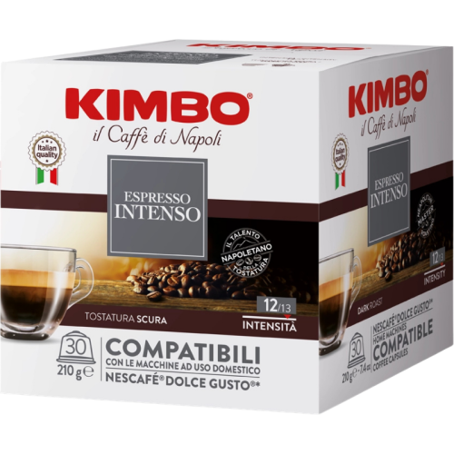 Кафе капсули Kimbo Intenso съвместими с Dolce Gusto, 30 капсули