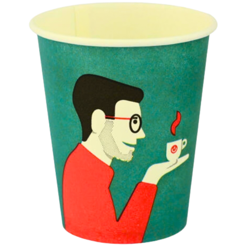 Картонени чаши 180/6 Ковим микс, 3000бр