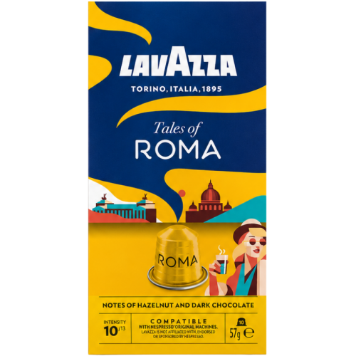 Кафе капсули Lavazza Tales of Roma съвместими с Nespresso, 10 капсули