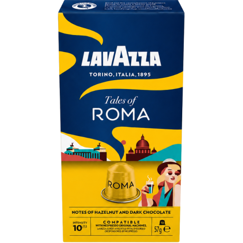 Кафе капсули Lavazza Tales of Roma съвместими с Nespresso, 10 капсули