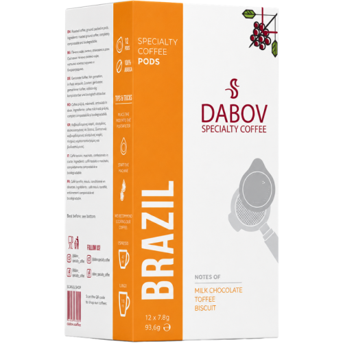 Кафе дози Dabov Specialty Coffe Brazil, 12 дози