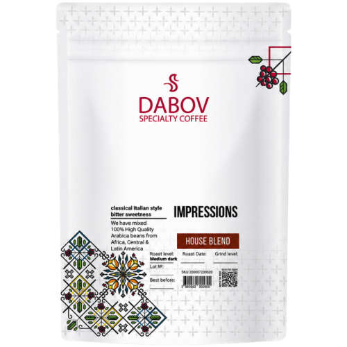 Кафе на зърна Dabov Specialty Coffe Impressions, 0.208кг