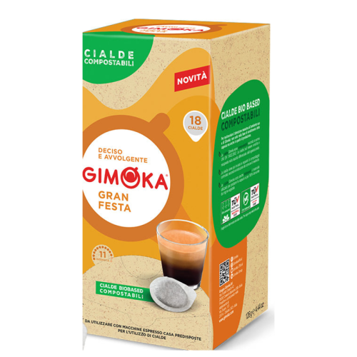 Кафе дози Gimoka Gran Festa E.S.E. 18 бр - основна снимка