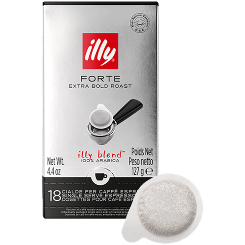 Кафе дози illy Forte E.S.E., 18 бр.