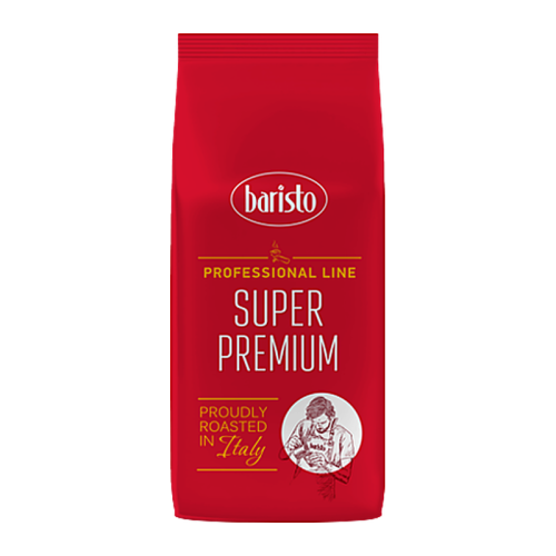 Кафе на зърна Baristo Premium Bar Espresso, 1 кг, 81% Арабика и 19% Робуста