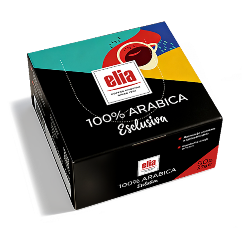 Кафе дози Elia Esclusiva E.S.E., 50 бр., 100% Арабика