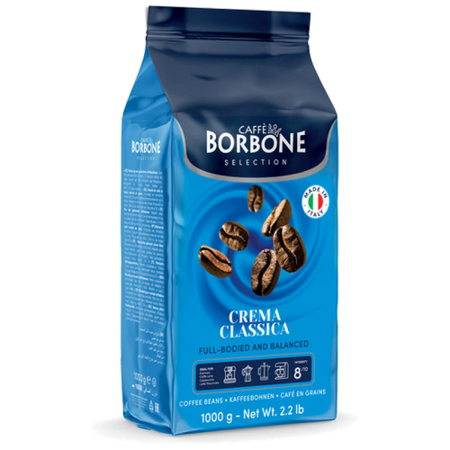 Кафе на зърна Caffè Borbone Crema Classica, 1 кг, Арабика и Робуста