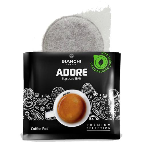 Кафе дози Bianchi Adore Espresso BAR E.S.E., 100 бр., 90% Арабика и 10% Робуста