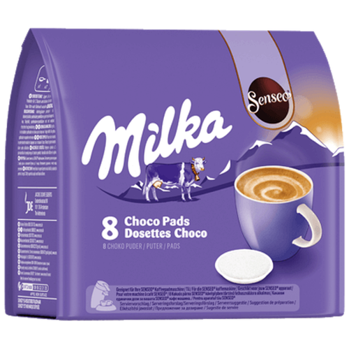 Шоколадови дози Senseo Milka Choco Pads, 8 бр., за Senseo