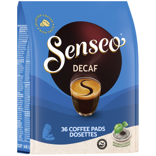Кафе дози Senseo Decaf, 36 бр., без кофеин, Арабика и Робуста