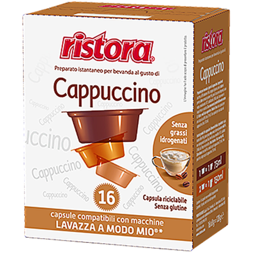 Капсули Ristora Cappuccino за Lavazza A Modo Mio, 16 бр.