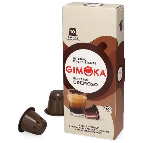 Кафе капсули Gimoka Cremoso за Nespresso Original, 10 бр., Арабика и Робуста