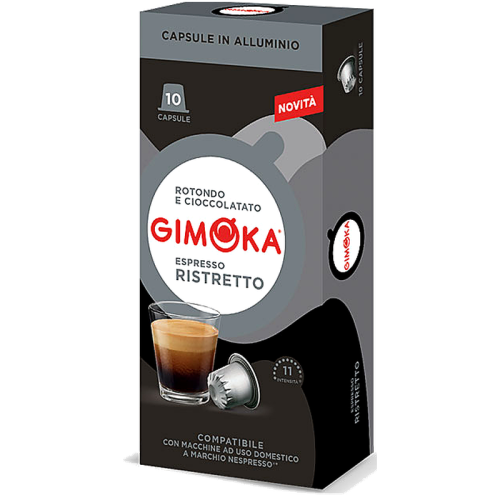 Кафе капсули Gimoka Ristretto за Nespresso Original, 10 бр., Арабика и Робуста