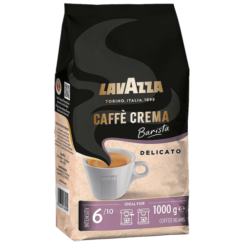 Кафе на зърна Lavazza Caffè Crema Barista Delicato, 1 кг, Арабика и Робуста