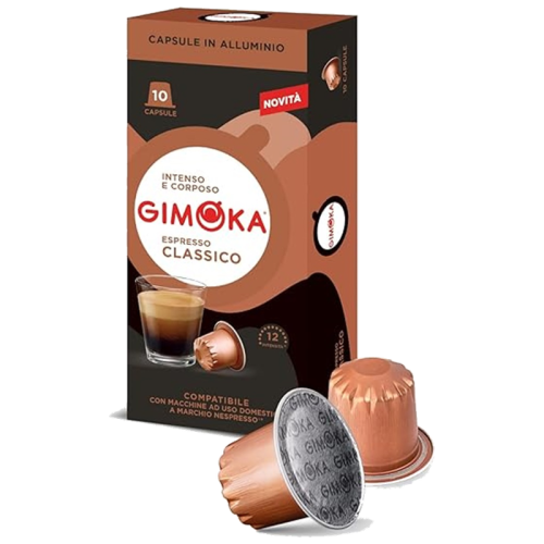 Кафе капсули Gimoka Espresso Classico за Nespresso Original, 10 бр., Арабика и Робуста