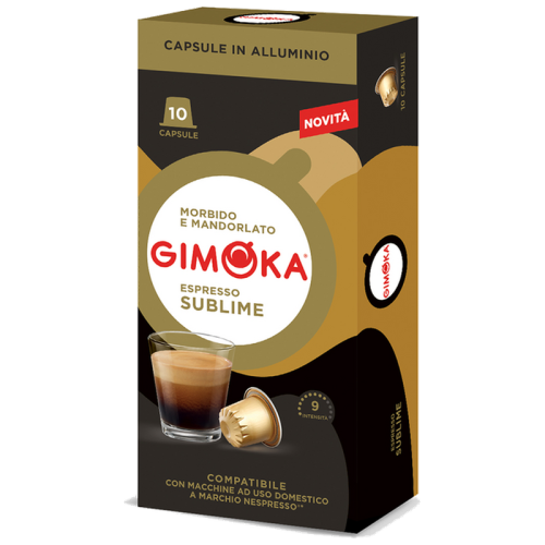 Кафе капсули Gimoka Espresso Sublime за Nespresso Original, 10 бр., Арабика и Робуста