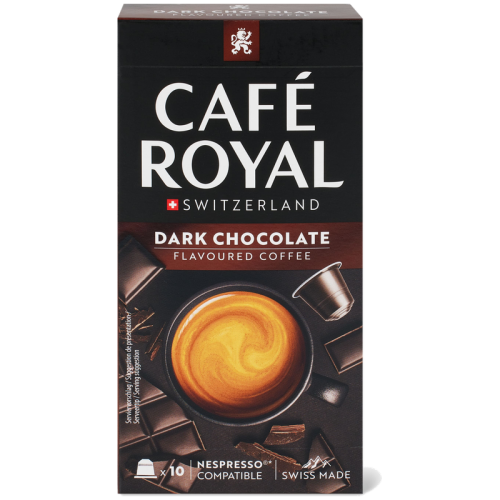 Кафе капсули Cafe Royal Dark Chocolate за Nespresso Original, 10 бр., 100% Арабика