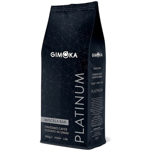 Кафе на зърна Gimoka Platinum, 1 кг, 70% Арабика и 30% Робуста