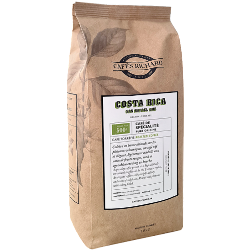 Кафе на зърна Cafés Richard Costa Rica San Rafael, 500 г, 100% Арабика