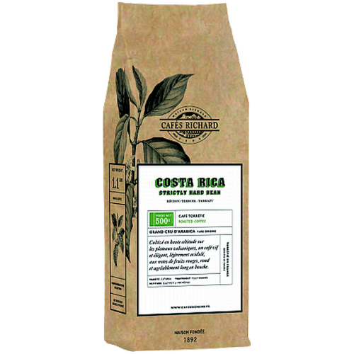 Кафе на зърна Cafés Richard Costa Rica San Rafael, 500 г, 100% Арабика