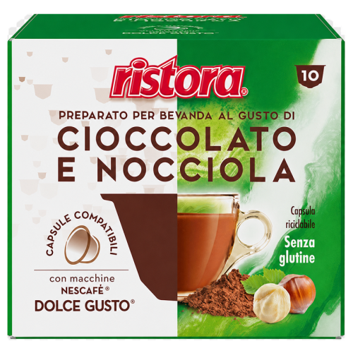 Кафе капсули Dolce Gusto Ristora шоколад с лешник,10бр