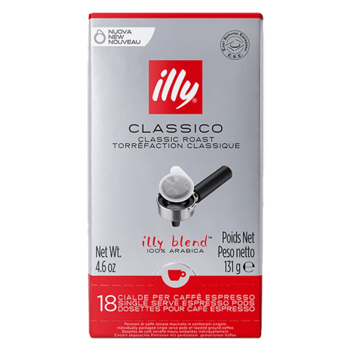 Кафе дози Illy Espresso CLASSICO 18 бр,