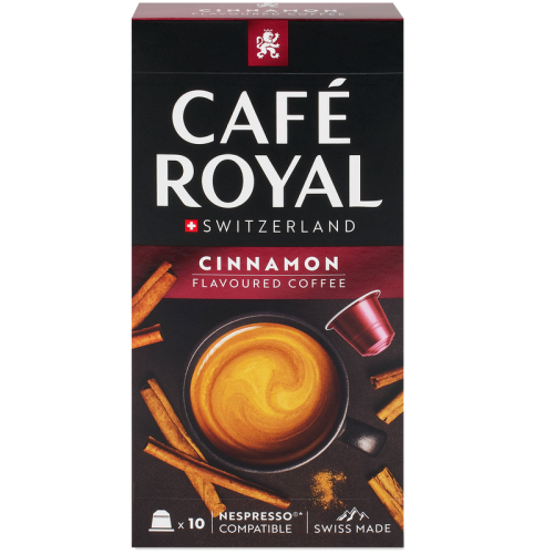 Кафе капсули Cafe Royal Cinnamon за Nespresso Original, 10 бр., 100% Арабика