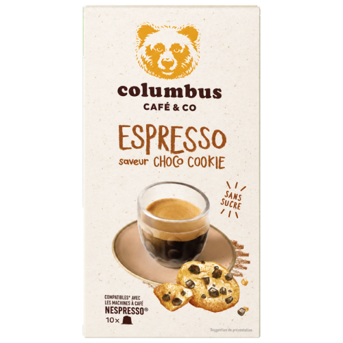 Кафе капсули Columbus Espresso Choco Cookie за Nespresso Original, 10 бр., 100% Арабика