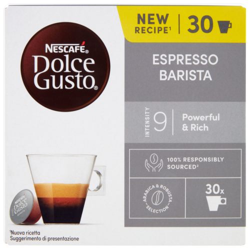 Кафе капсули Nescafé Dolce Gusto Espresso Barista, 30 бр., Арабика и Робуста