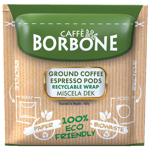 Кафе дози Caffè Borbone Miscela Dek E.S.E., 50 бр., без кофеин