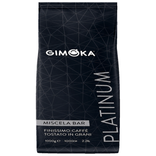 Кафе на зърна Gimoka Platinum, 1 кг, 70% Арабика и 30% Робуста