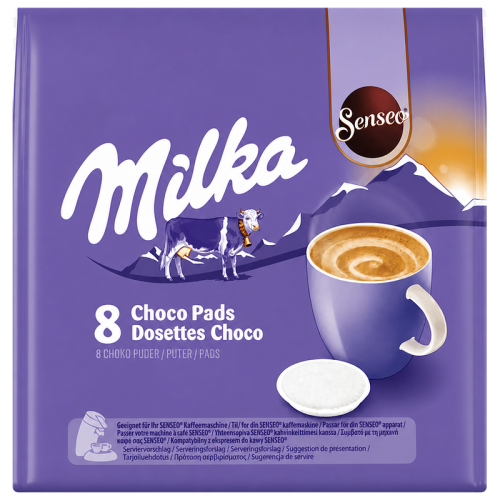 Шоколадови дози Senseo Milka Choco Pads, 8 бр., за Senseo