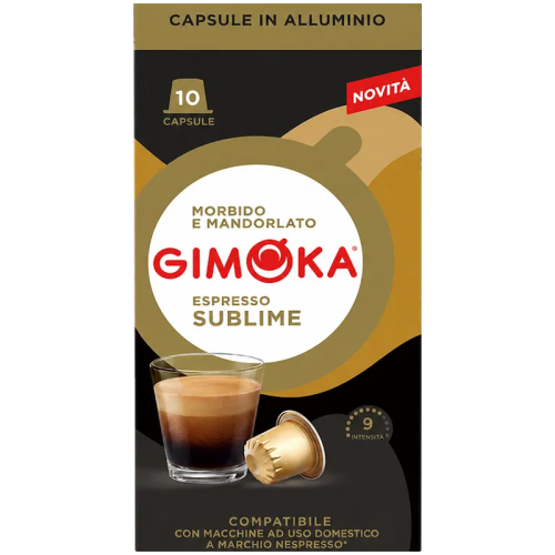 Кафе капсули Gimoka Espresso Sublime за Nespresso Original, 10 бр., Арабика и Робуста