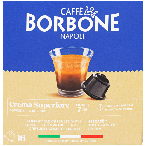 Кафе капсули Caffè Borbone Crema Superiore за Dolce Gusto, 16 бр.
