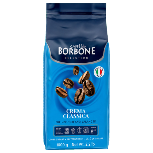 Кафе на зърна Caffè Borbone Crema Classica, 1 кг, Арабика и Робуста
