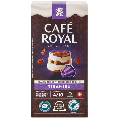 Кафе капсули Cafe Royal Tiramisu за Nespresso Original, 10 бр., 100% Арабика