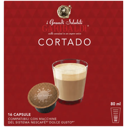 Кафе капсули Garibaldi Cortado за Dolce Gusto, 16 бр.
