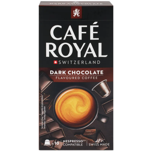 Кафе капсули Cafe Royal Dark Chocolate за Nespresso Original, 10 бр., 100% Арабика