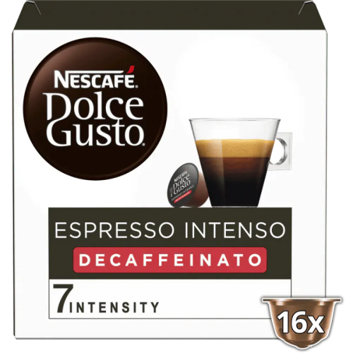 Кафе капсули NESCAFÉ Dolce Gusto Espresso Intenso Decaffeinato, 30 бр.