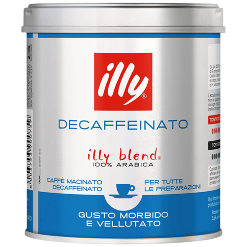 Мляно кафе illly Decafeinato, 125гр.