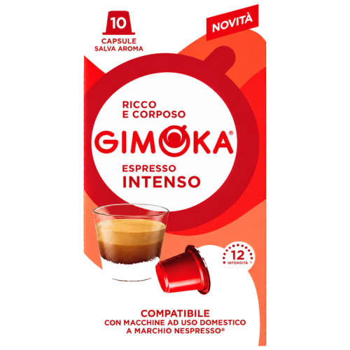 Кафе капсули Gimoka Intenso съвместими с Nespresso,10 бр.