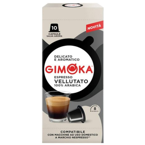 Кафе капсули Gimoka Vellutato съвместими с Nespresso,10бр.