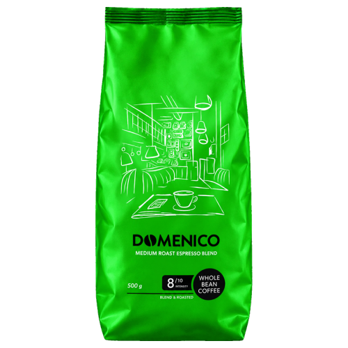 Кафе на зърна Domenico Medium, 0.500кг